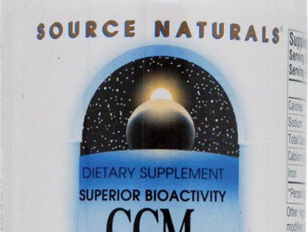 SOURCE NATURALS - CCM Calcium 300 mg - 120 Tablets For Discount