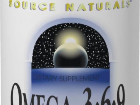 SOURCE NATURALS - Omega 3-6-9 - 30 Softgels For Discount