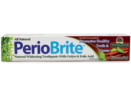 NATURE S ANSWER - PerioBrite Toothpaste Cinnamint - 4 oz. (113.4 g) For Sale