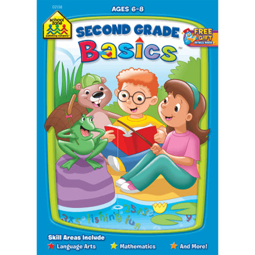 SCHOOL ZONE - Second Grade Basics Workbook - 32 Pages Online