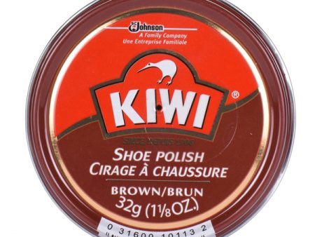 KIWI - Brown Shoe Polish Paste - 1.125 oz. (32 g) Fashion