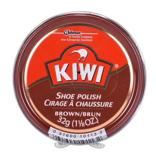 KIWI - Brown Shoe Polish Paste - 1.125 oz. (32 g) Fashion