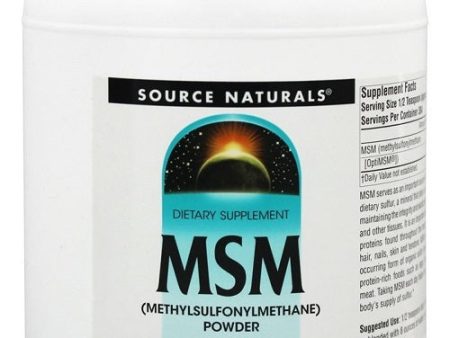 SOURCE NATURALS - MSM Powder - 35 oz. (1000 g) on Sale