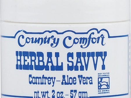 COUNTRY COMFORT - Herbal Savvy Comfrey Aloe Vera - 2 oz. (57 g) Discount