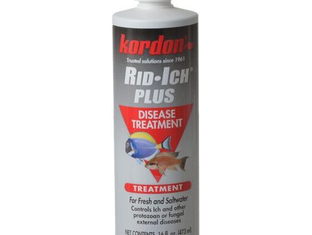 KORDON - Rid-Ich Plus Disease Treatment - 16 fl. oz. (473 ml) For Discount