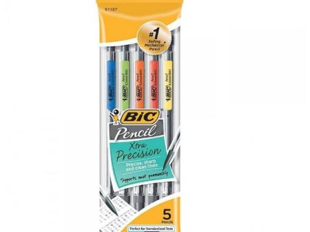 BIC - Mechanical Pencil Xtra Precision Fine Point 0.5 mm - 5 Pack Online