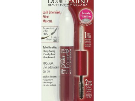 L OREAL - Double Extend Beauty Tubes Mascara 570 Black - 0.33 fl. oz. (10 ml) For Sale