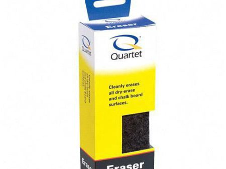 QUARTET - Dry-Erase & Chalkboard Eraser 2  x 5  x 1.25  Gray - 1 Eraser Discount