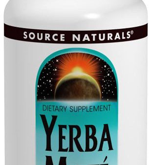 SOURCE NATURALS - Yerba Mate (600 mg) - 90 Tablets Hot on Sale