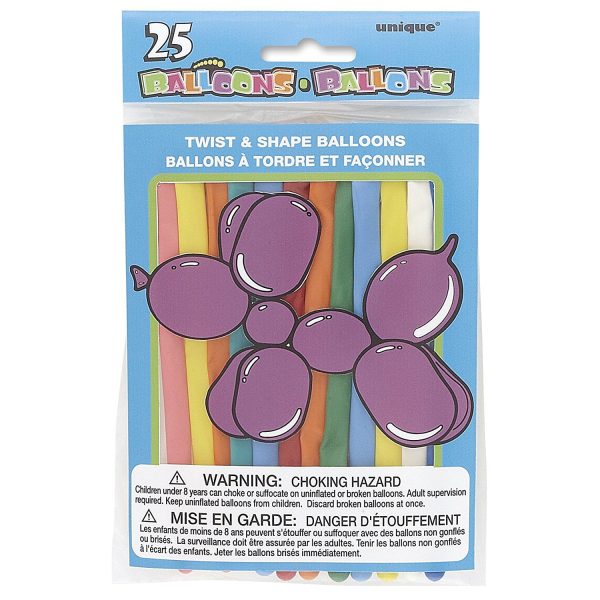 UNIQUE - Twist and Shape Animal Balloons - 25 Ballons Online now