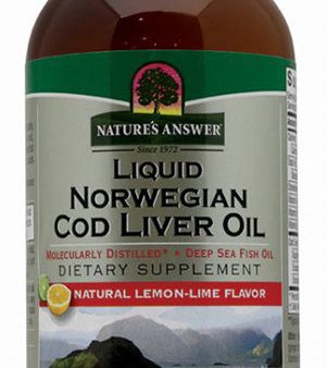 NATURE S ANSWER - Liquid Norwegian Cod Liver Oil - 16 fl. oz. (480 ml) Online Hot Sale