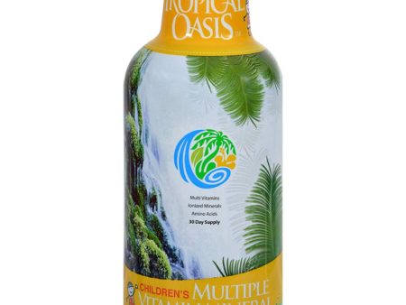 TROPICAL OASIS - Children s Liquid Multi Vitamin and Mineral Supplement - 16 fl. oz. (480 ml) Supply