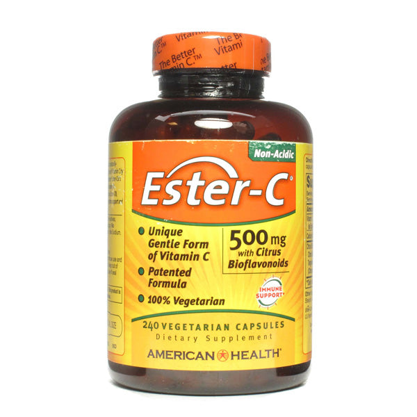 ESTER-C - 500 mg with Citrus Bioflavonoids - 240 Vegetarian Capsules Hot on Sale