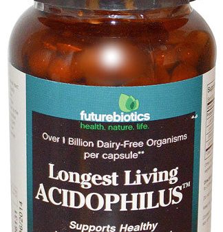 FUTUREBIOTICS - Longest Living Acidophilus - 100 Vegetarian Capsules on Sale